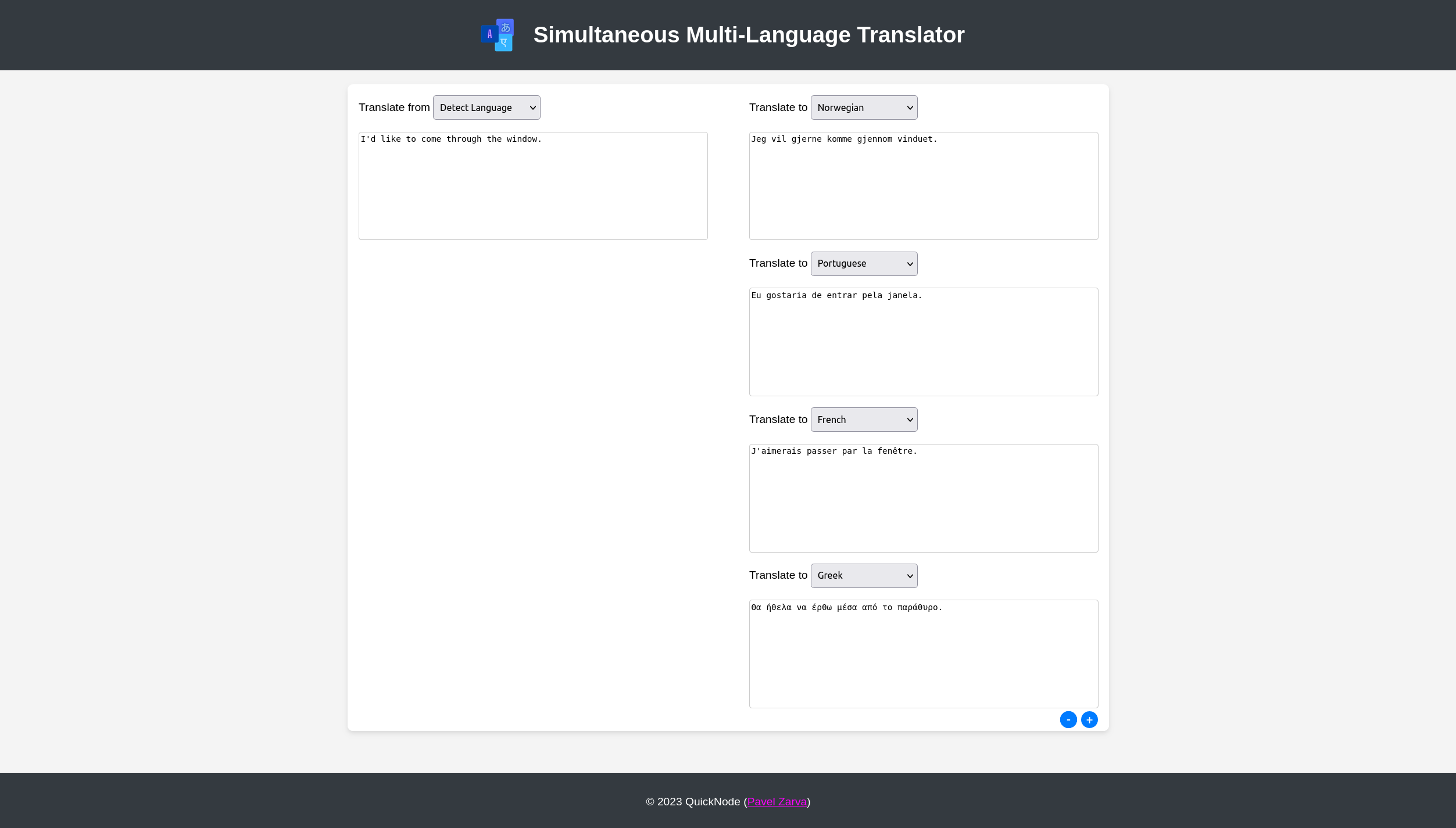 Quicknode Development Lab SML Translator